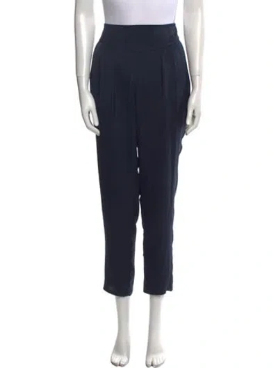 Pre-owned Ramy Brook Straight Leg Pants In Blue