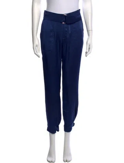 Pre-owned Ramy Brook Straight Leg Pants In Blue