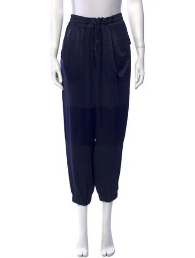 Pre-owned Ramy Brook Straight Leg Pants In Blue