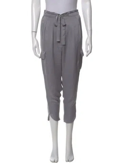 Pre-owned Ramy Brook Straight Leg Pants In Gray