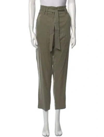 Pre-owned Ramy Brook Straight Leg Pants In Green