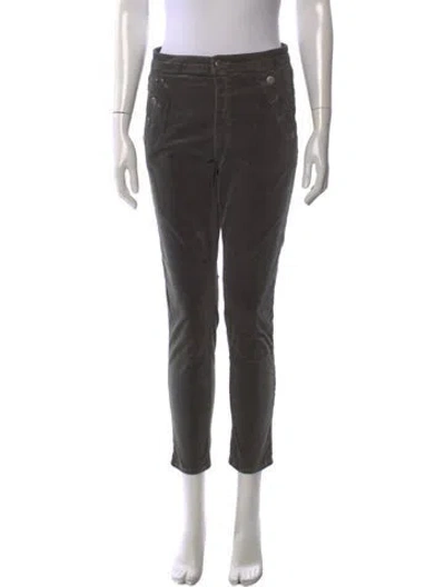 Pre-owned Ramy Brook Straight Leg Pants In Green