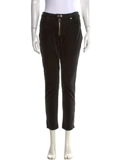 Pre-owned Ramy Brook Straight Leg Pants In Green
