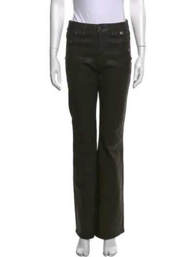 Pre-owned Ramy Brook Straight Leg Pants In Green