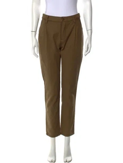 Pre-owned Ramy Brook Straight Leg Pants In Green