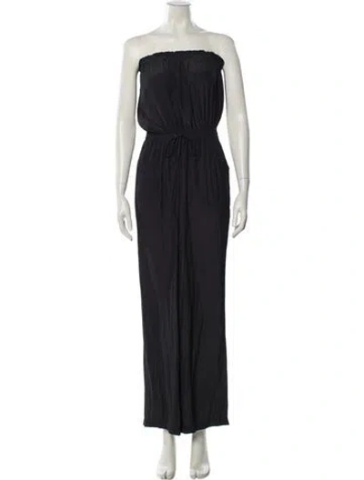 Pre-owned Ramy Brook Strapless Jumpsuit In Black