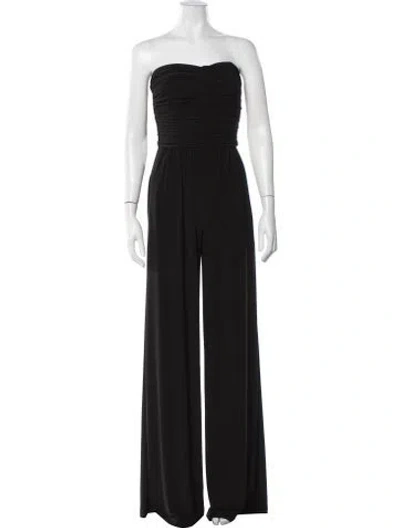 Pre-owned Ramy Brook Strapless Jumpsuit In Black