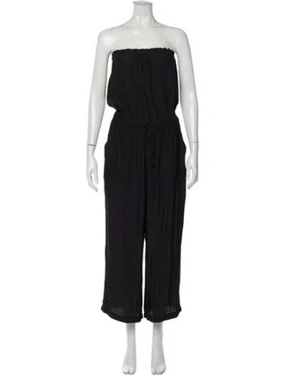 Pre-owned Ramy Brook Strapless Jumpsuit In Gray