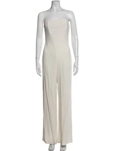 Pre-owned Ramy Brook Strapless Jumpsuit In Neutrals