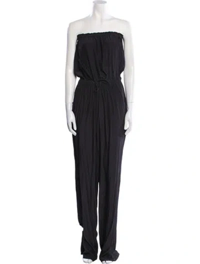 Pre-owned Ramy Brook Strapless Jumpsuit W/ Tags In Black