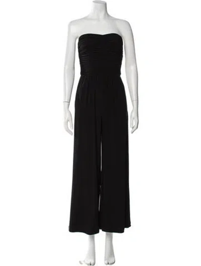 Pre-owned Ramy Brook Strapless Jumpsuit W/ Tags In Black