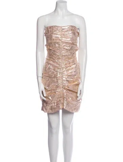 Pre-owned Ramy Brook Strapless Mini Dress W/ Tags In Multi