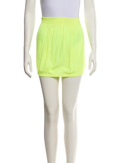 Pre-owned Ramy Brook Strapless Short Sleeve Bodysuit In White