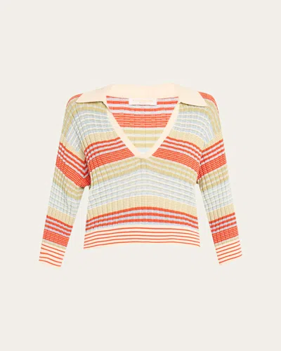 RAMY BROOK STRIPED AZARIA BLOUSE