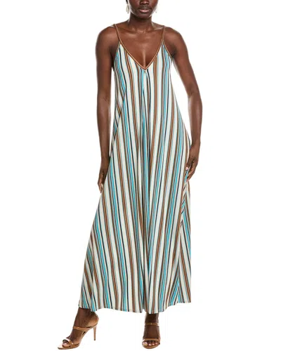 Ramy Brook Striped Clara Dress In Blue