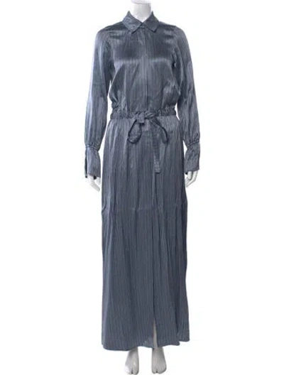 Pre-owned Ramy Brook Striped Long Dress