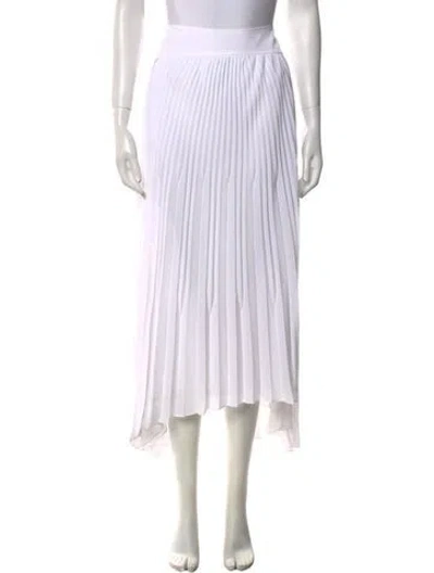Pre-owned Ramy Brook Striped Midi Length Skirt W/ Tags In Neutral