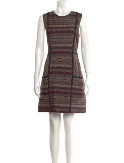 Pre-owned Ramy Brook Striped Mini Dress In Multi