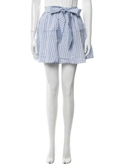 Pre-owned Ramy Brook Striped Mini Dress In Multicolor