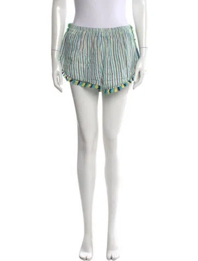 Pre-owned Ramy Brook Striped Mini Shorts In Multi