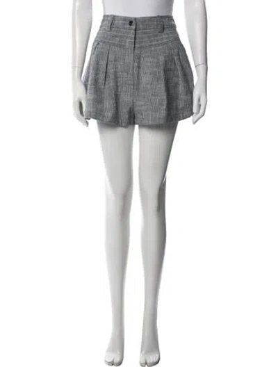 Pre-owned Ramy Brook Striped Mini Shorts In Multicolor