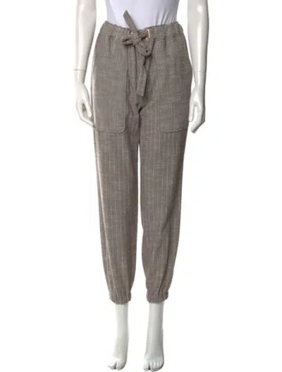 Pre-owned Ramy Brook Striped Skinny Leg Pants W/ Tags In Neutral