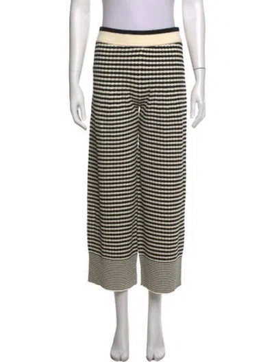 Pre-owned Ramy Brook Striped Wide Leg Pants W/ Tags In Neutrals