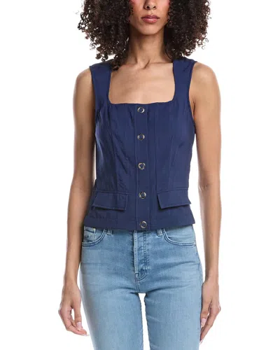 Ramy Brook Suki Vest In Blue