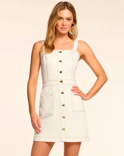 Ramy Brook Tammy Topstitch Detail Denim Minidress