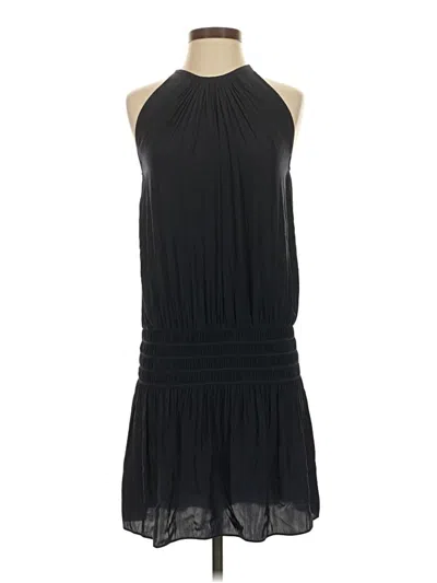 Pre-owned Ramy Brook Tank Top Black Halter Neckline Tops