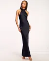 Ramy Brook Tatiana High Neck Gown In Navy