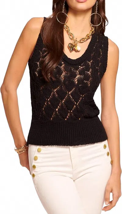 Ramy Brook Tatiana Knit Tank In Black In Multi