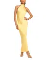 Ramy Brook Tatiana Halter Neck Satin Gown