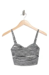 Ramy Brook Tennie Ribbed Crop Top In Black