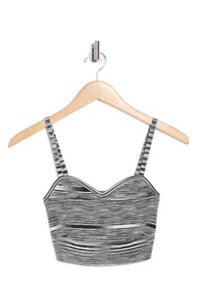 Ramy Brook Tennie Ribbed Crop Top In Black