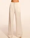 Ramy Brook Theodora Twill Wide Leg Pant In Sandstone