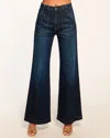 Ramy Brook Theodora Wide Leg Jean In Dark Rinse