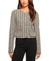 Ramy Brook Thomas Metallic Check Jacket In Black