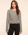 Ramy Brook Thomas Metallic Check Jacket In Multi