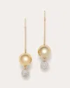 Ramy Brook Tiffani Pave Earrings In Gold