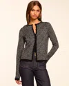 Ramy Brook Tricia Metallic Cardigan Sweater In Multi