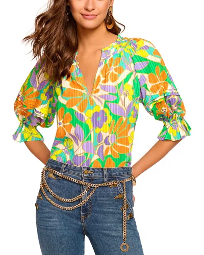 RAMY BROOK TRIXIE FLORAL BLOUSE
