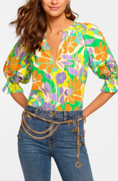 RAMY BROOK RAMY BROOK TRIXIE PUFF SLEEVE TOP