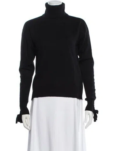Pre-owned Ramy Brook Turtleneck Sweater In Black
