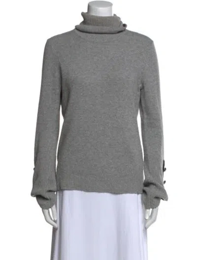 Pre-owned Ramy Brook Turtleneck Sweater In Gray