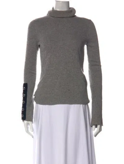 Pre-owned Ramy Brook Turtleneck Sweater In Gray