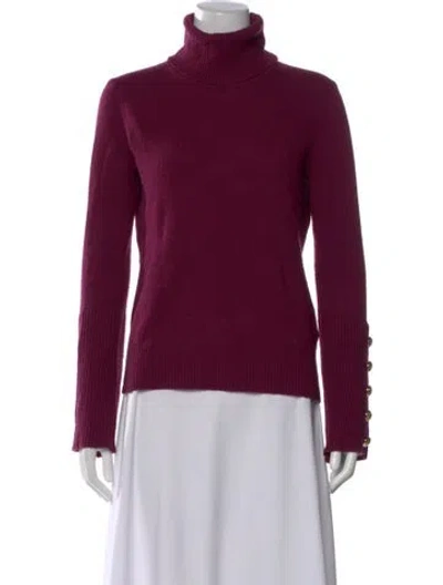 Pre-owned Ramy Brook Turtleneck Sweater In Purple