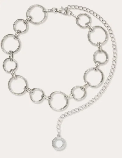 Ramy Brook Tylly Belt In Silve In Metallic