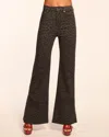 Ramy Brook Tyra Printed High-rise Flare Jean In Multi