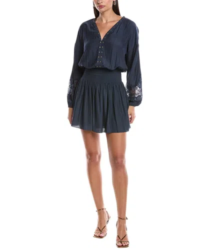 Ramy Brook Vaira Mini Dress In Blue